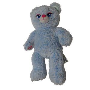 Build A Bear Disney Frozen Elsa Blue Sparkle Stuffed Bear Plush Toy  16 inch